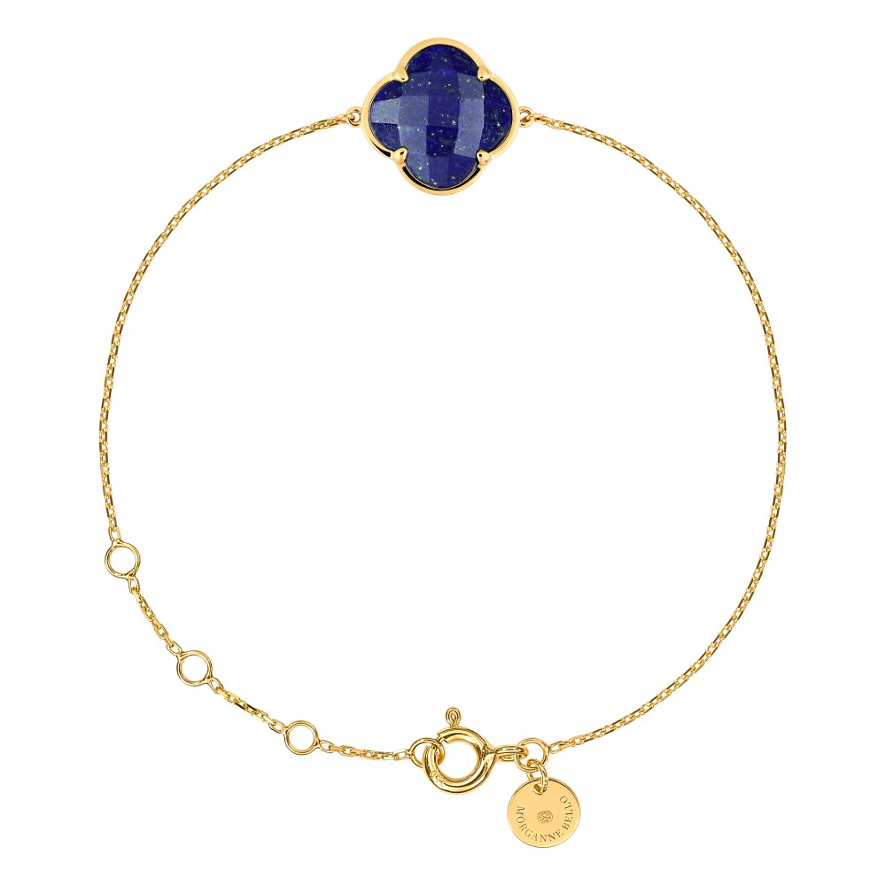 Morgane Bello - LAPIS LAZULI YELLOW GOLD VICTORIA BRACELET